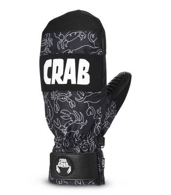 Rękawice CRAB GRAB Punch Mitten /Crab Doodle Black/