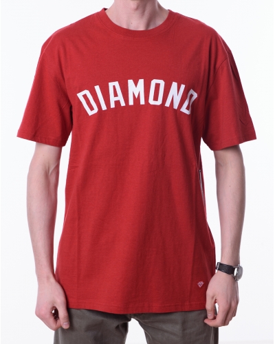 Koszulka DIAMOND SUPPLY Diamond Arch Tee red