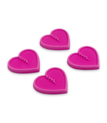 CRAB GRAB Mini Hearts hot pink