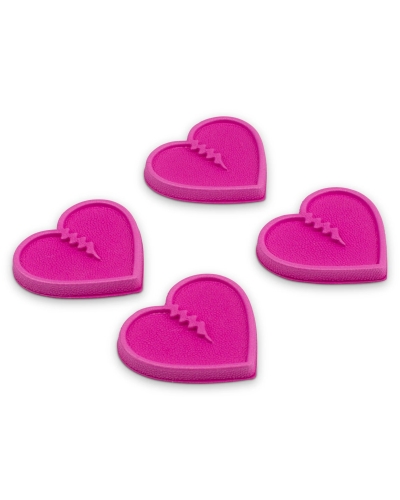 CRAB GRAB Mini Hearts hot pink