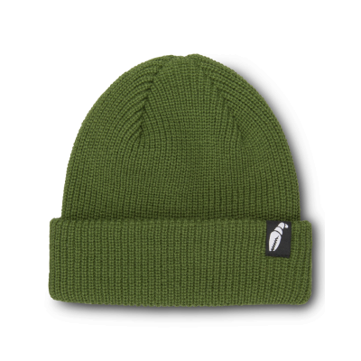CRAB GRAB Claw Label Beenie army green