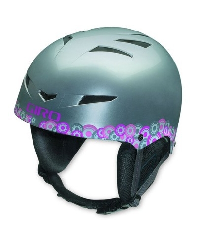 Kask snowboardowy GIRO Encore 2 Silver Pink