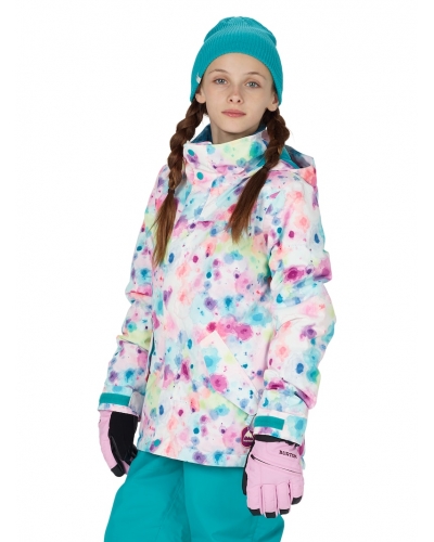 Kurtka snowboardowa BURTON Girls' Elodie Snowboard Jacket Drip Dye