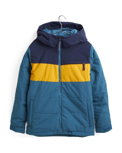 Kurtka snowboardowa BURTON Boys' Ropedrop Celectial Blue / Dress Blue