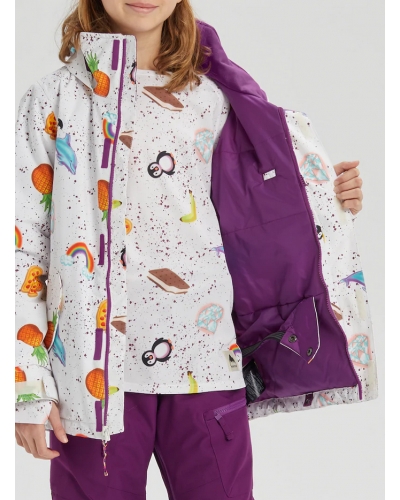 Kurtka snowboardowa BURTON Girls' Elodie Snowboard Jacket Fizzle