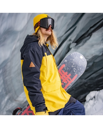 Kurtka snowboardowa HORSEFEATHERS Cordon atrip jacket lemon
