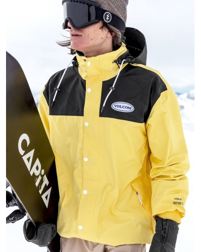 Kurtka snowboardowa VOLCOM Longo GORE-TEX fadded yellow