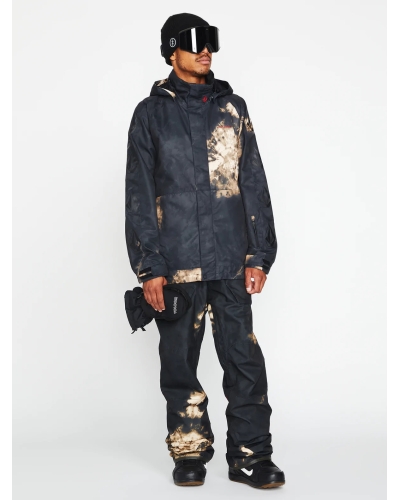 Kurtka snowboardowa VOLCOM Iconic Stone Ins bleach black