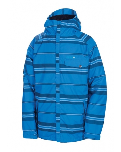 Kurtka snowboardowa 686 Factor Insulated Jacket league stripe blue