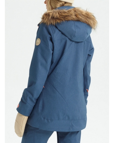Kurtka snowboardowa BURTON Lelah Stretch Denim Jacket Light Denim