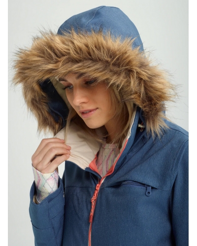 Kurtka snowboardowa BURTON Lelah Stretch Denim Jacket Light Denim