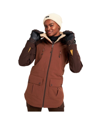 Kurtka snowboardowa BURTON Prowess seal brown bison