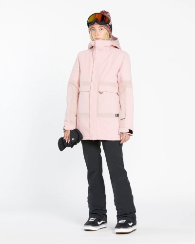 Kurtka snowboardowa VOLCOM Larx 2L Tds Inf Parka Wmn adobe rose