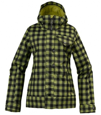 Kurtka snowboardowa BURTON Method Jkt grass stain chk pld S