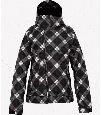 Kurtka snowboardowa BURTON Penelope Jacket True Black Bias Plaid