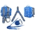 Plecak z uprzężą MDX ONE - SNOWBOARD HARNESS (blue)