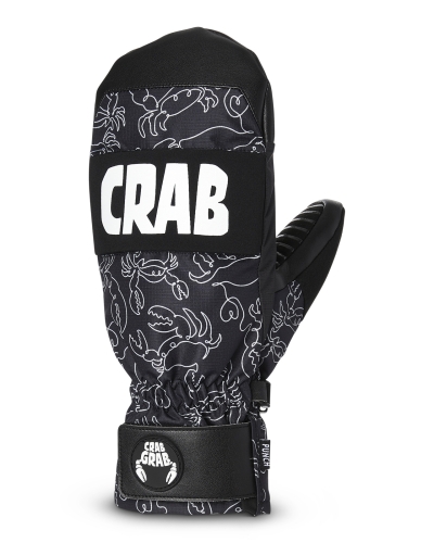 Rękawice CRAB GRAB Punch Mitten /Crab Doodle Black/