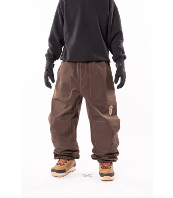 Spodnie snowboardowe PUBLIC X HOWL brown