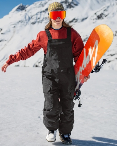 Spodnie snowboardowe VOLCOM Creston 3D Stretch Bib Overalls black
