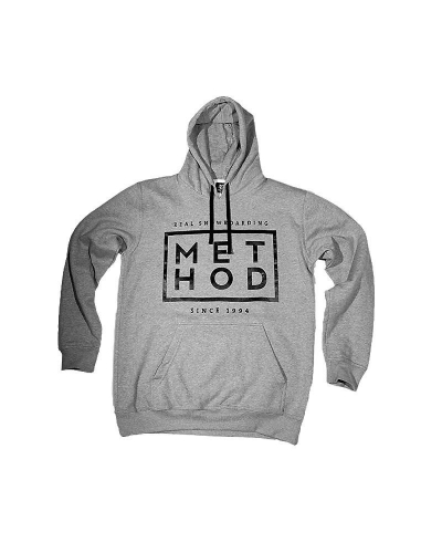 Bluza METHOD MAG Box Logo Hoodie grey