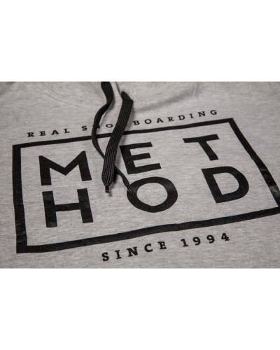 Bluza METHOD MAG Box Logo Hoodie grey