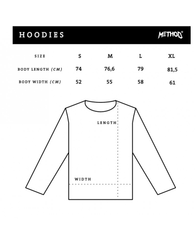 Bluza METHOD MAG Box Logo Hoodie grey