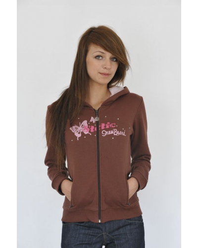 STATIC Butterfly Hoody brown