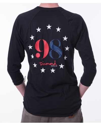 Longsleeve DIAMOND SUPPLY Diamond Stars Raglan black
