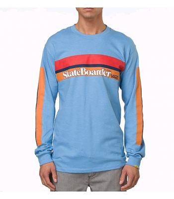 Longsleeve VANS Skateboarder Magazine Original LS Tee (california blue)