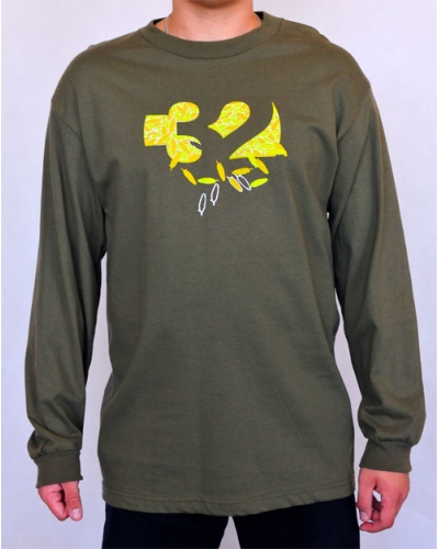 Longsleeve 32 Cut Out LS military green