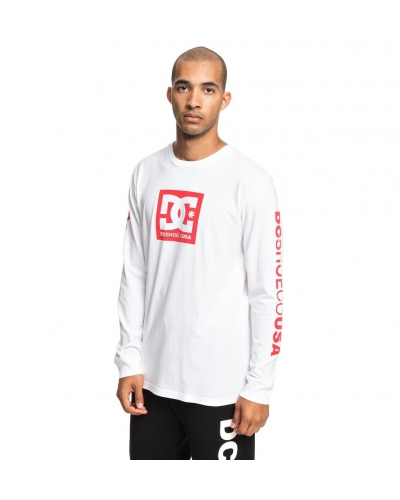 Longsleeve DC Square Star LS 2 snow white