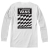 Longsleeve VANS Off The Wall Classic Slanted Check white