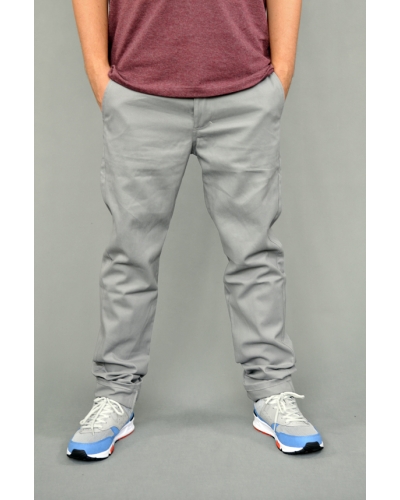 TURBOKOLOR Chinos Basic Super Slim-fit Grey