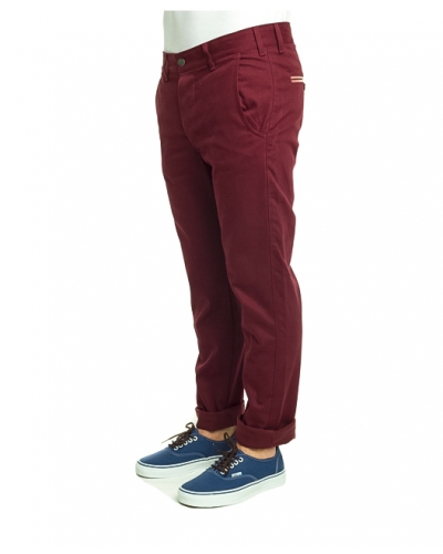 TURBOKOLOR Chinos Super Slim-fit Burgundy