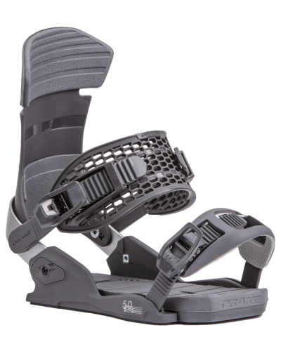 Wiązanie snowboardowe DRAKE Fifty dark grey/silver