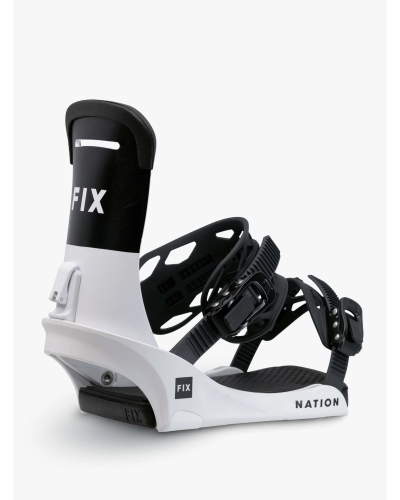 Wiązanie snowboardowe FIX Nation white