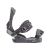Wiązanie snowboardowe DRAKE Fifty dark grey/silver